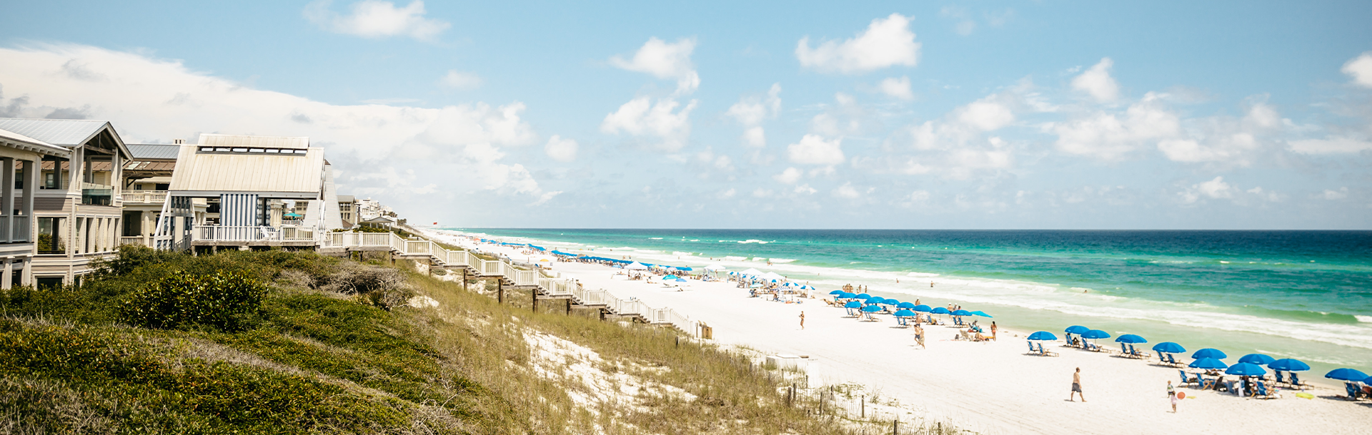 Beautiful beaches in Seagrove Beach. 