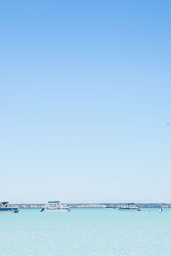 Destin, FL view of crab island