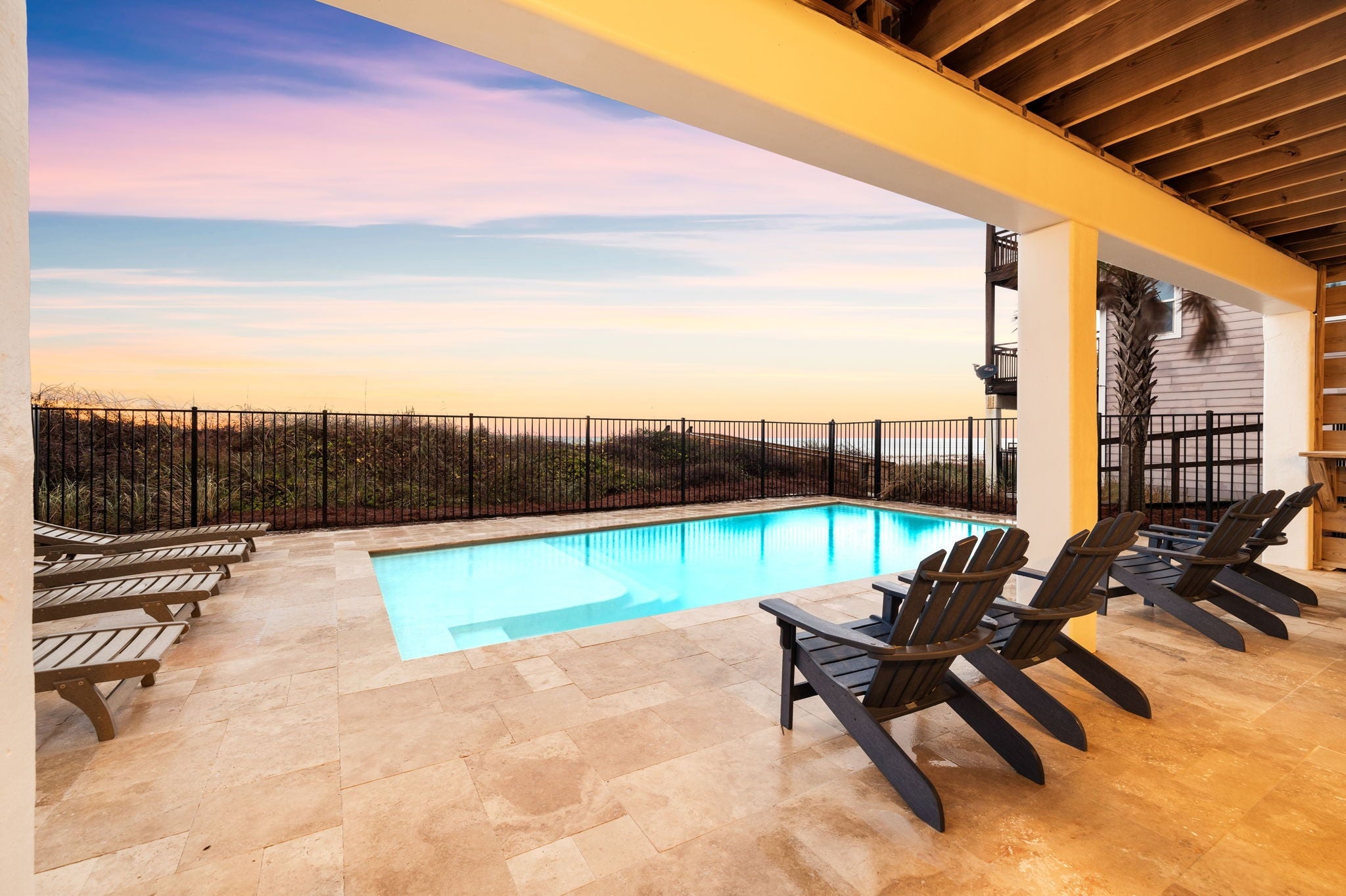 Just Dune It's pool offers gorgeous Gulf views!
